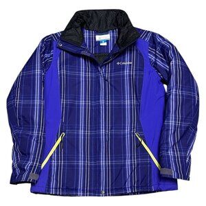 Columbia Waterproof Winter Ski Snowboard Purple Insulated Jacket Womens Large
